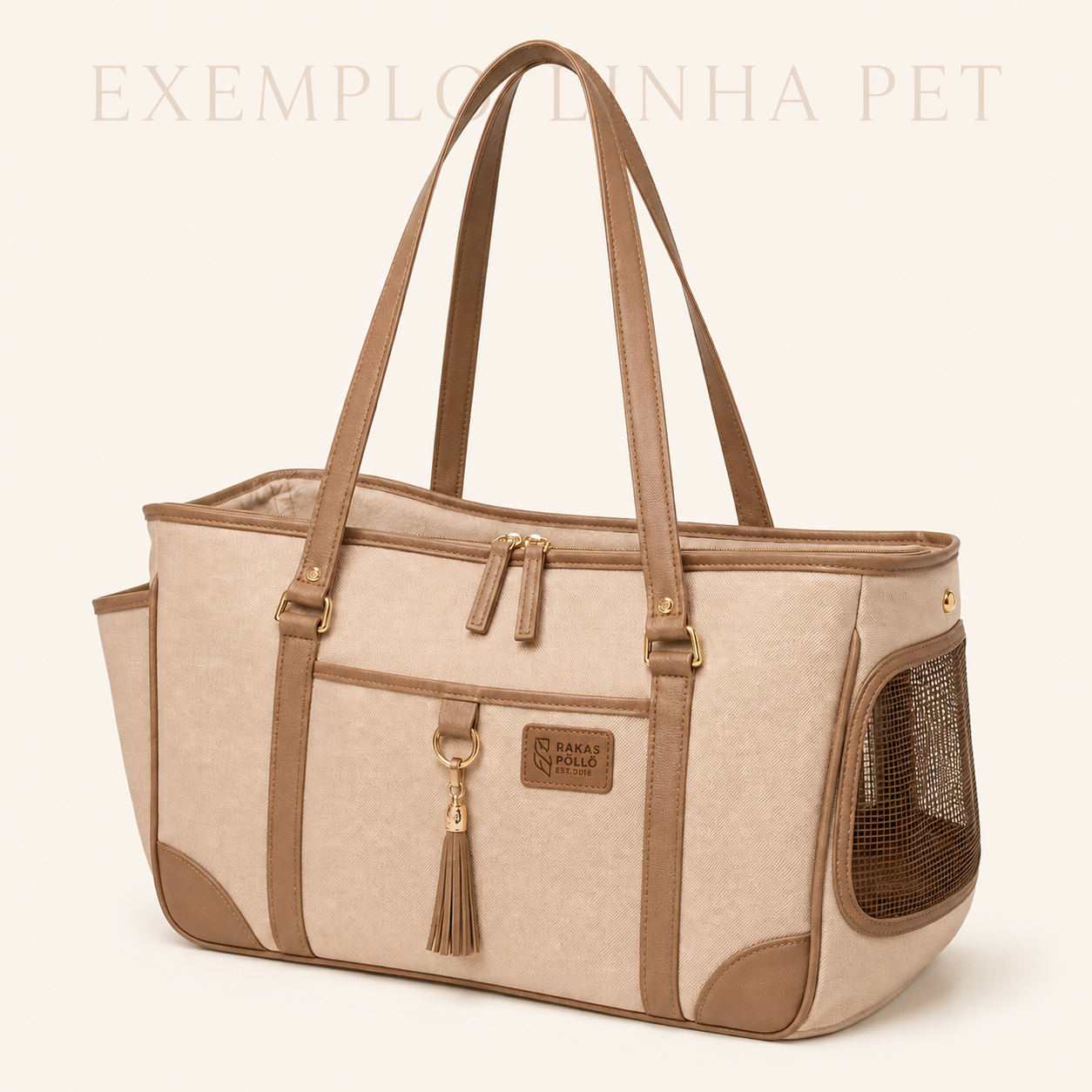 Bolsa de Transporte PET Rosa Chic